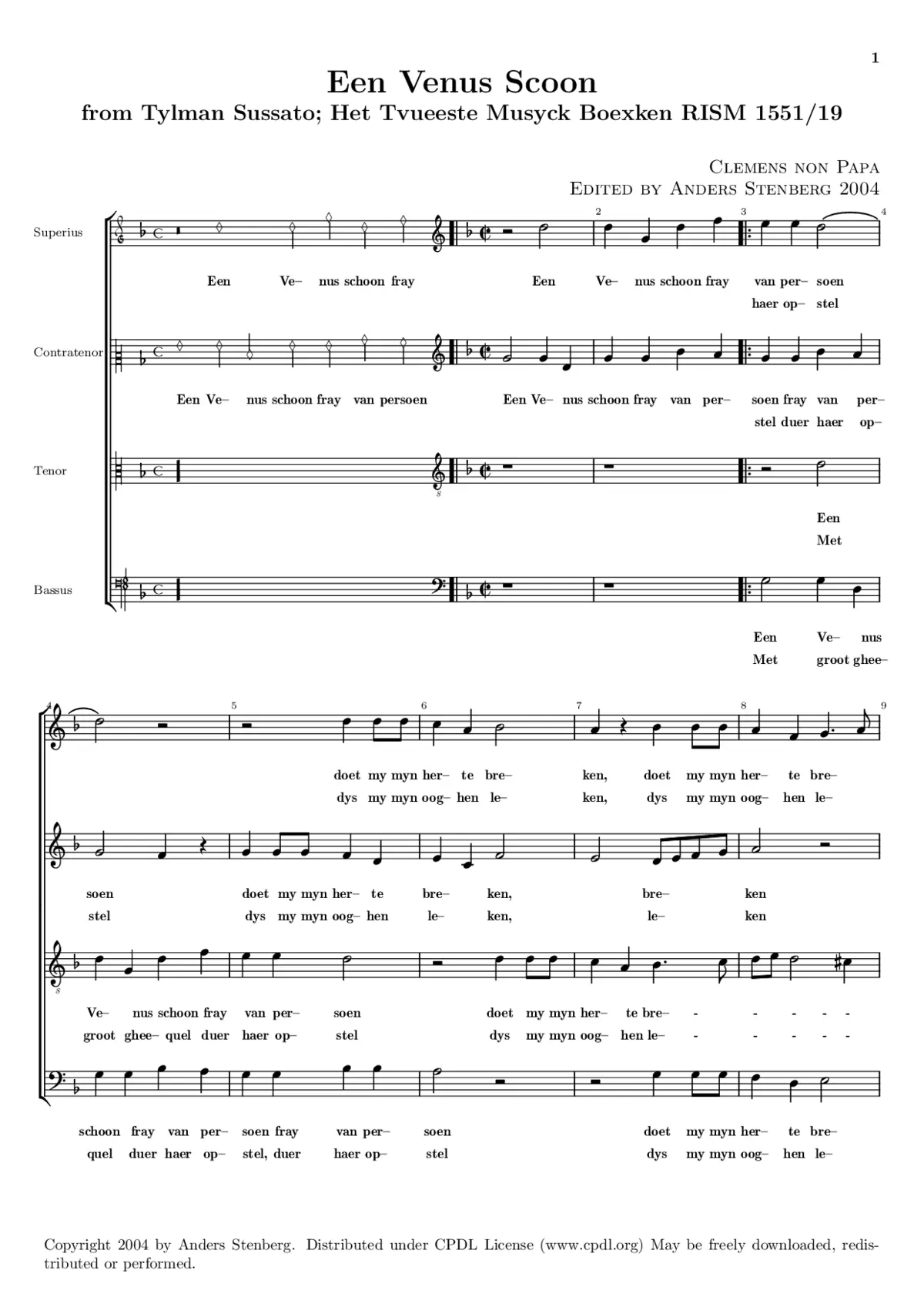 Een Venus schoon - Page 1
