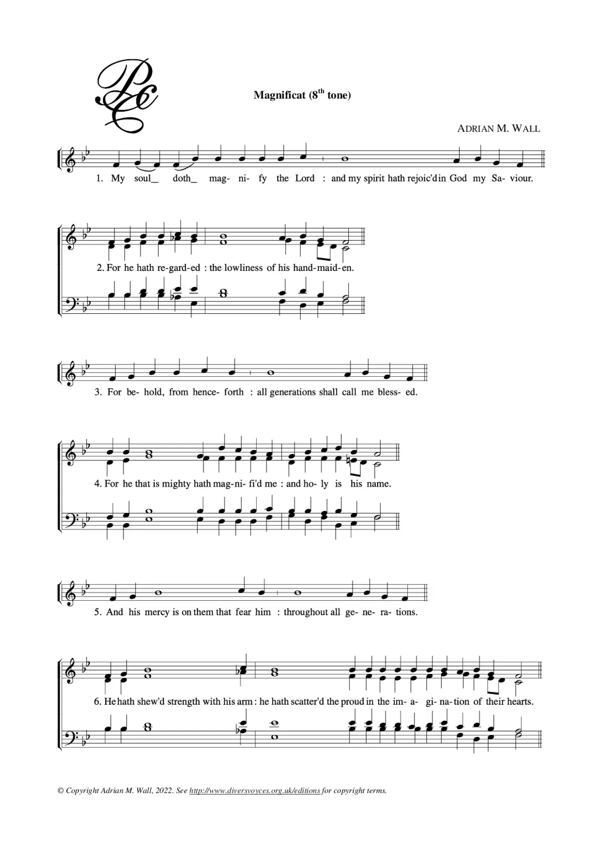 Magnificat - Page 1
