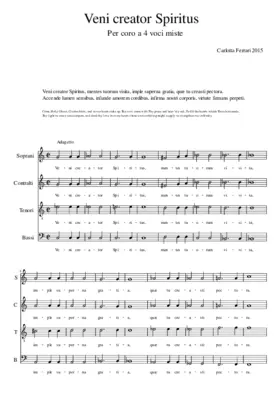 Veni creator Spiritus