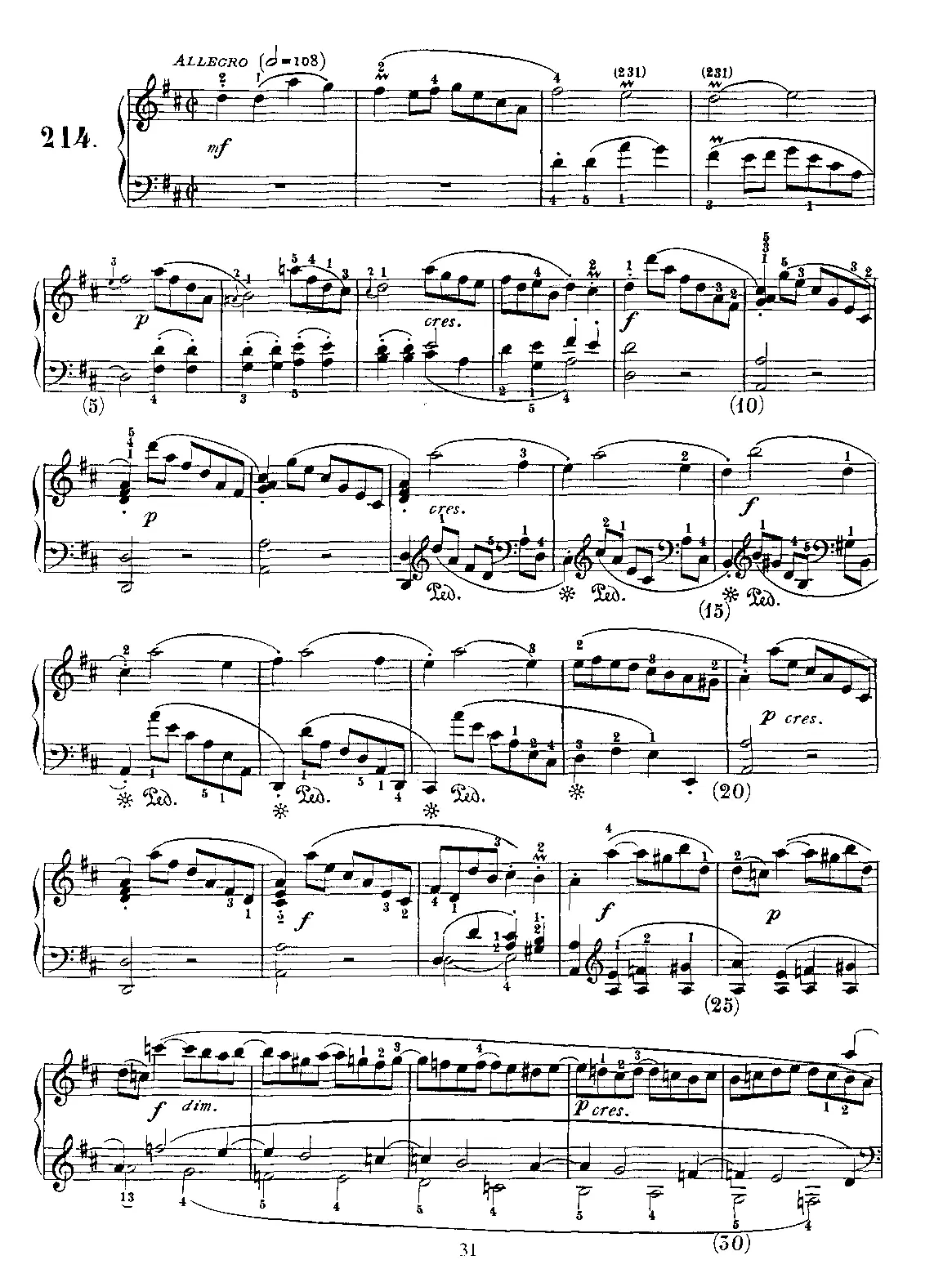 Keyboard Sonata in D major - Page 1