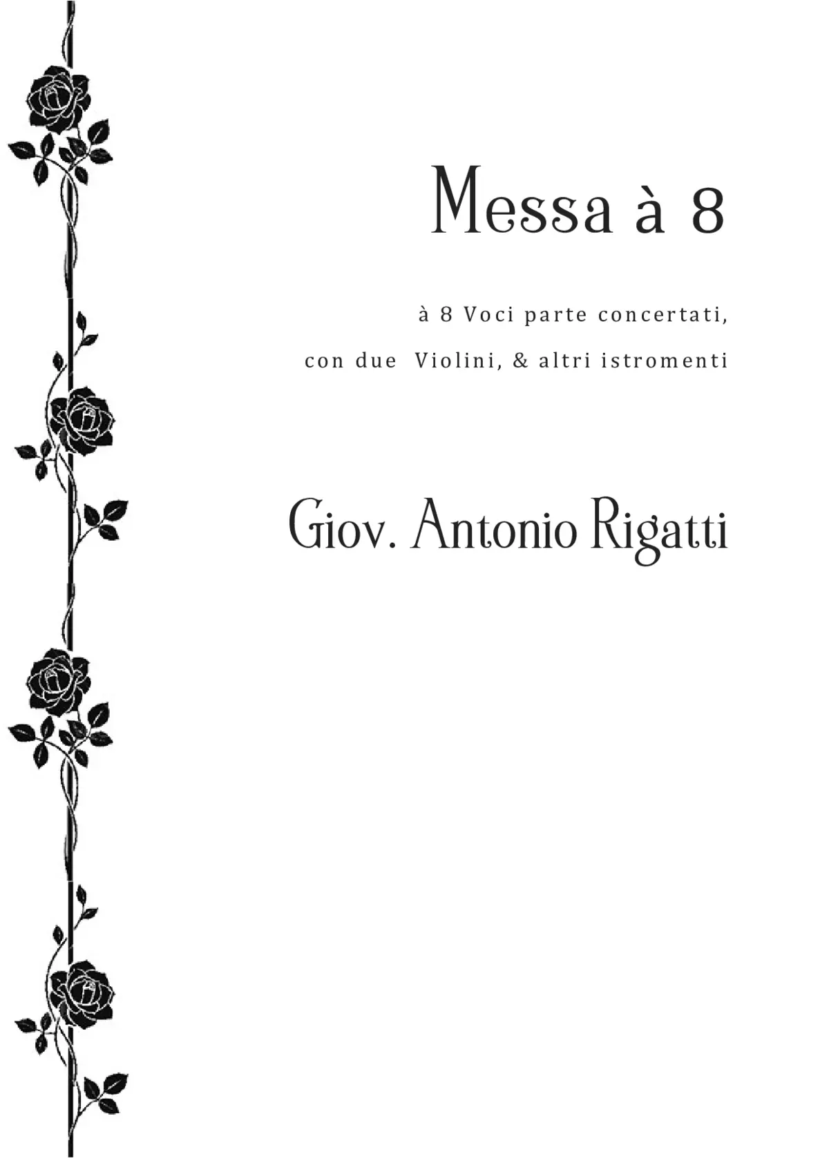 Messa a 8 voci - Page 1