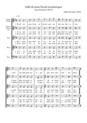 Sollt' ich mein' Freud' verschweigen