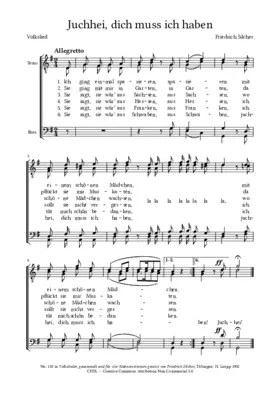 Juchhei, dich muss ich haben