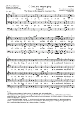 O God, the King of glory