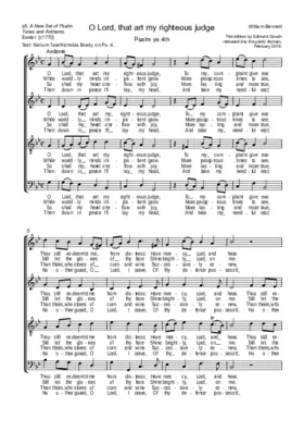 O Lord, that art my righteous judge