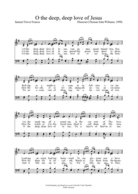 o the deep deep love of jesus