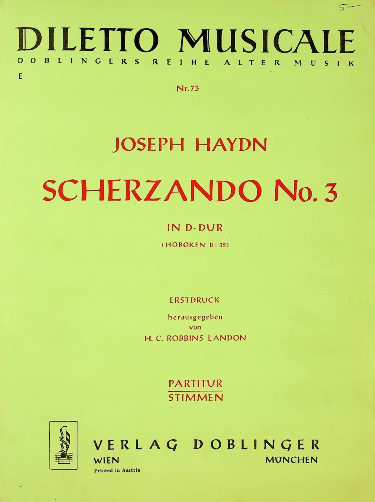 Divertimento in D major - Page 1
