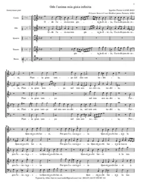 Ode l'anima mia gioia