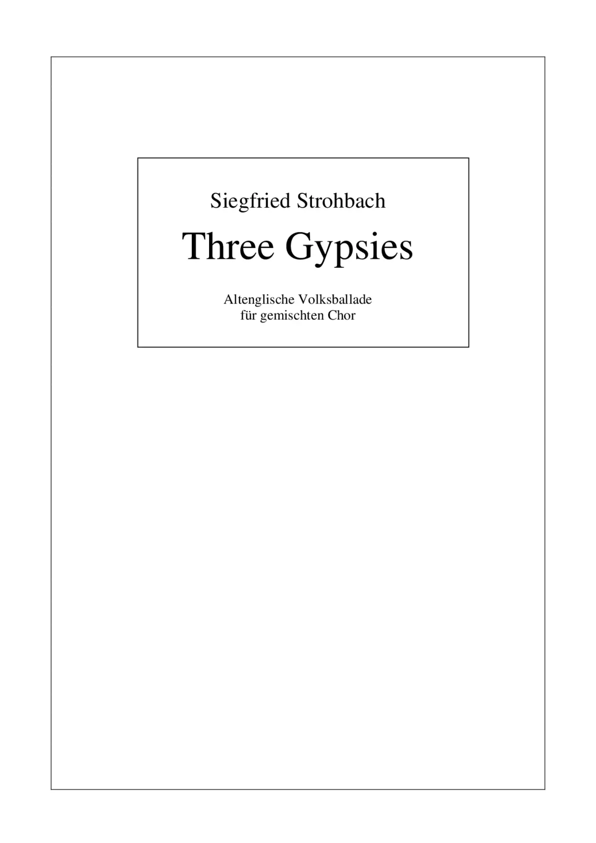 Three Gypsies - Page 1