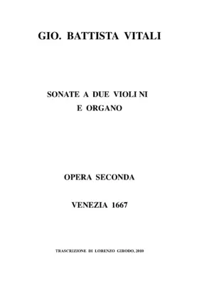 12 Sonate per 2 violini e basso continuo