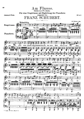 Am Flusse, D.160