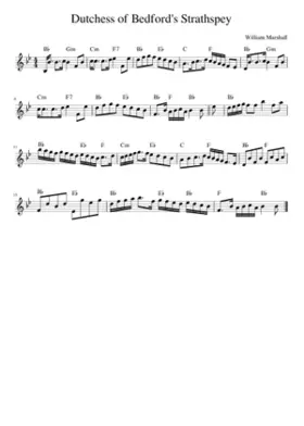 Dutchess of Bedford's Strathspey