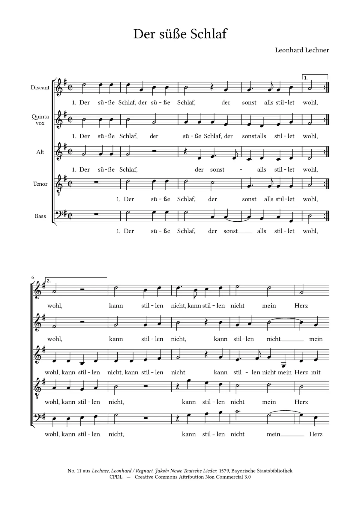 Der süße Schlaf - Page 1