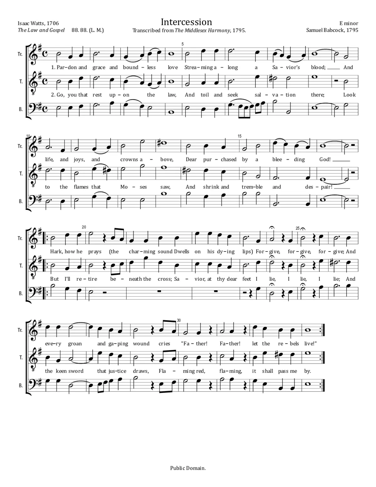 Intercession - Page 1