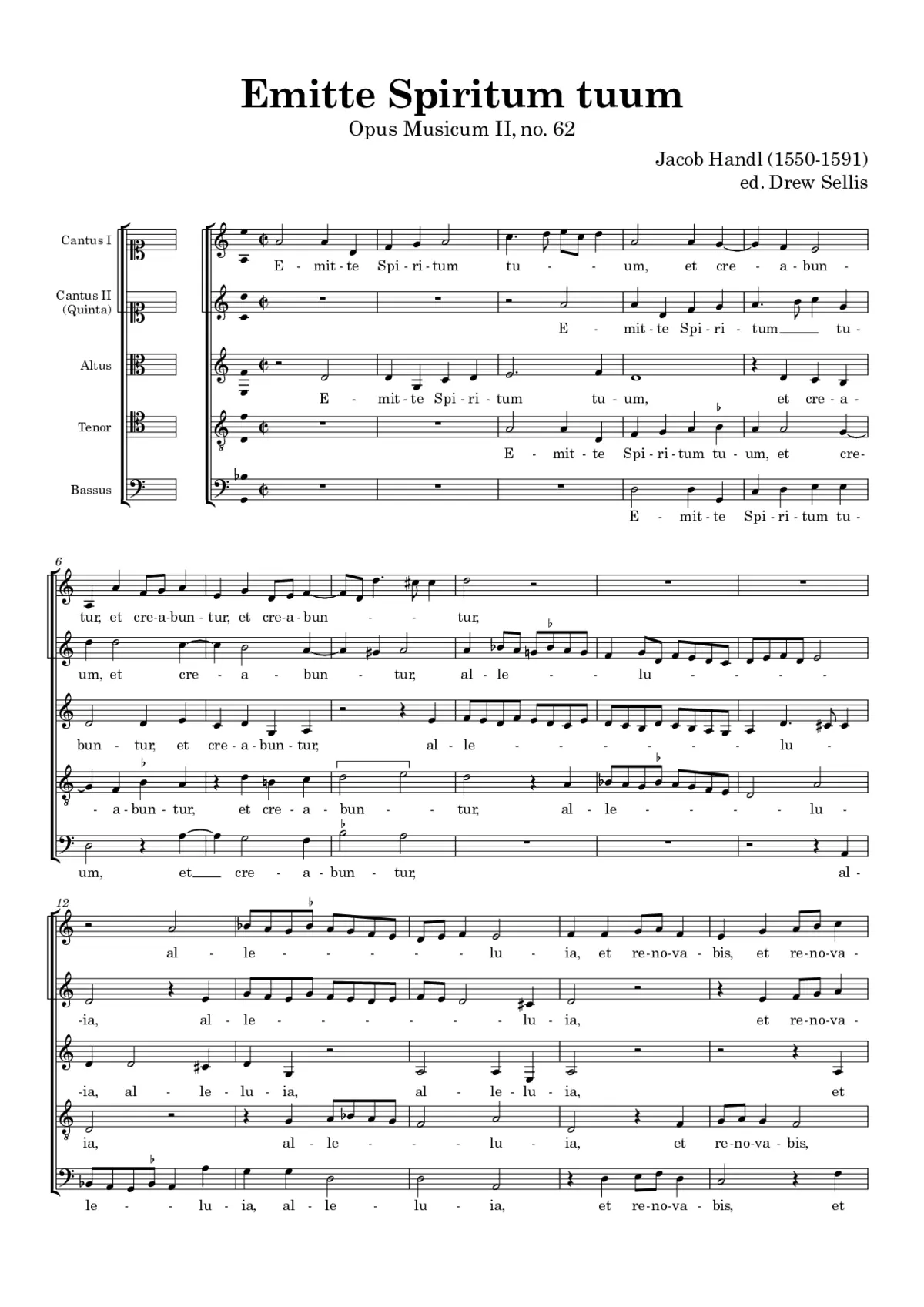 Emitte Spiritum tuum - Page 1