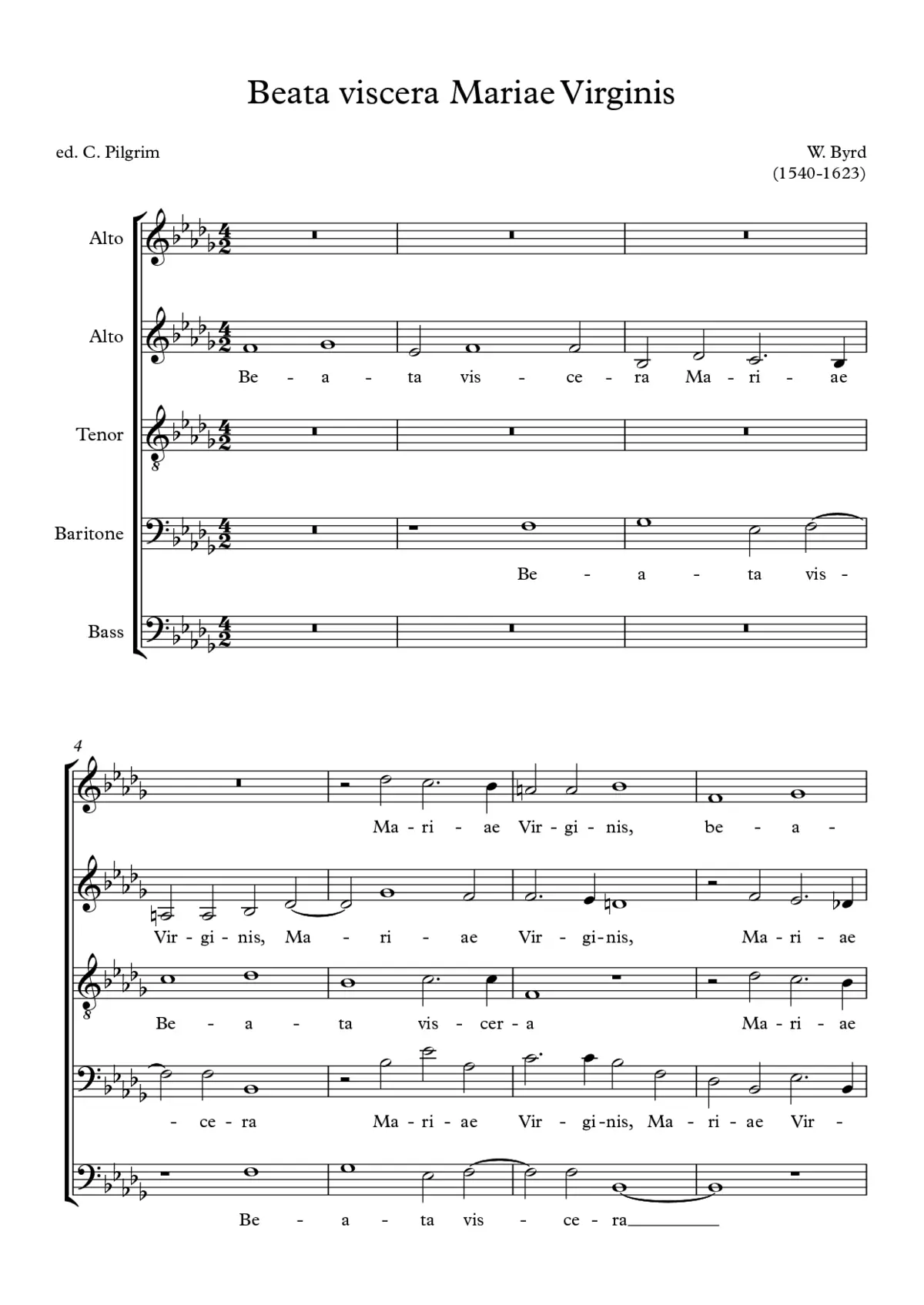 Beata viscera - Page 1