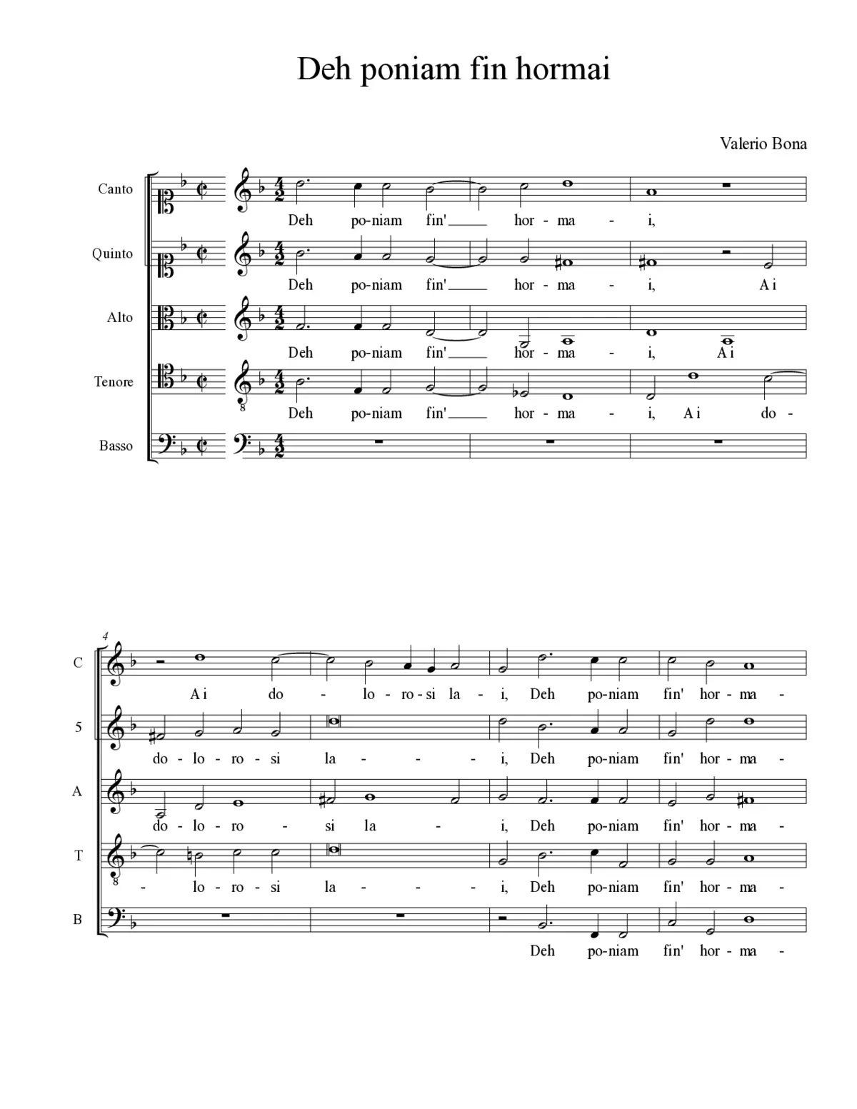 Deh poniam fin hormai - Page 1