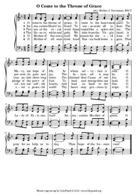 O come to the throne of grace