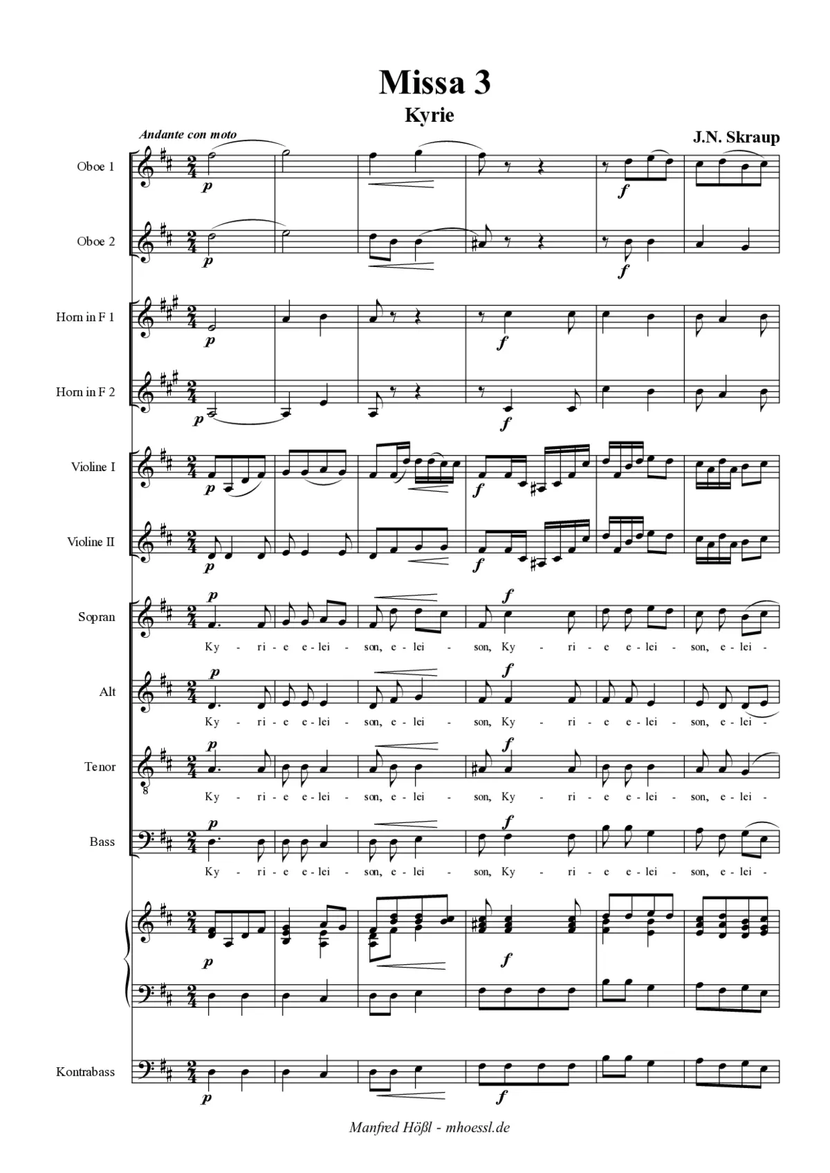 Missa 3 pro populo - Page 1