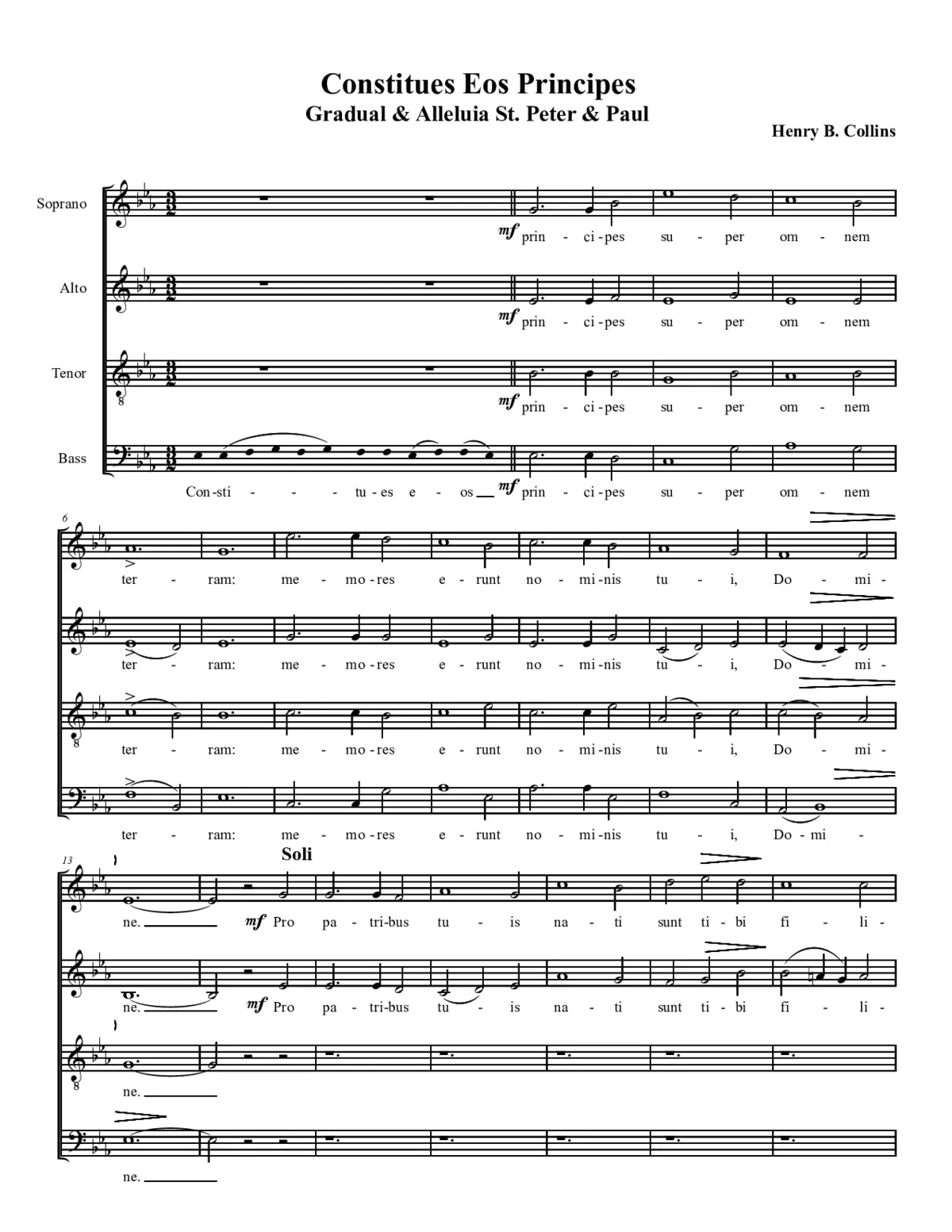 Gradual & Alleluia St. Peter & St. Paul - Page 1