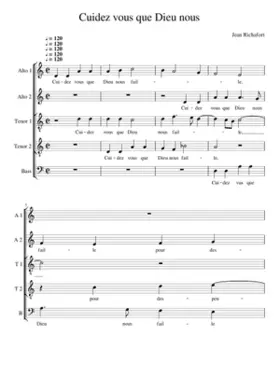 Cuidez vous que Dieu nous faille