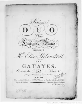 Duo for Guitar and Piano No.6