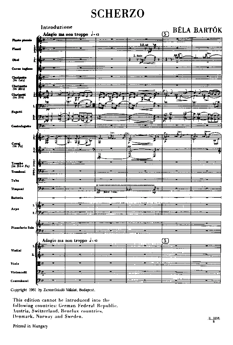 Scherzo for Piano and Orchestra - Page 1