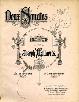 Deux Sonates pour orgue