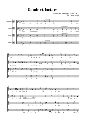 Gaude et laetare