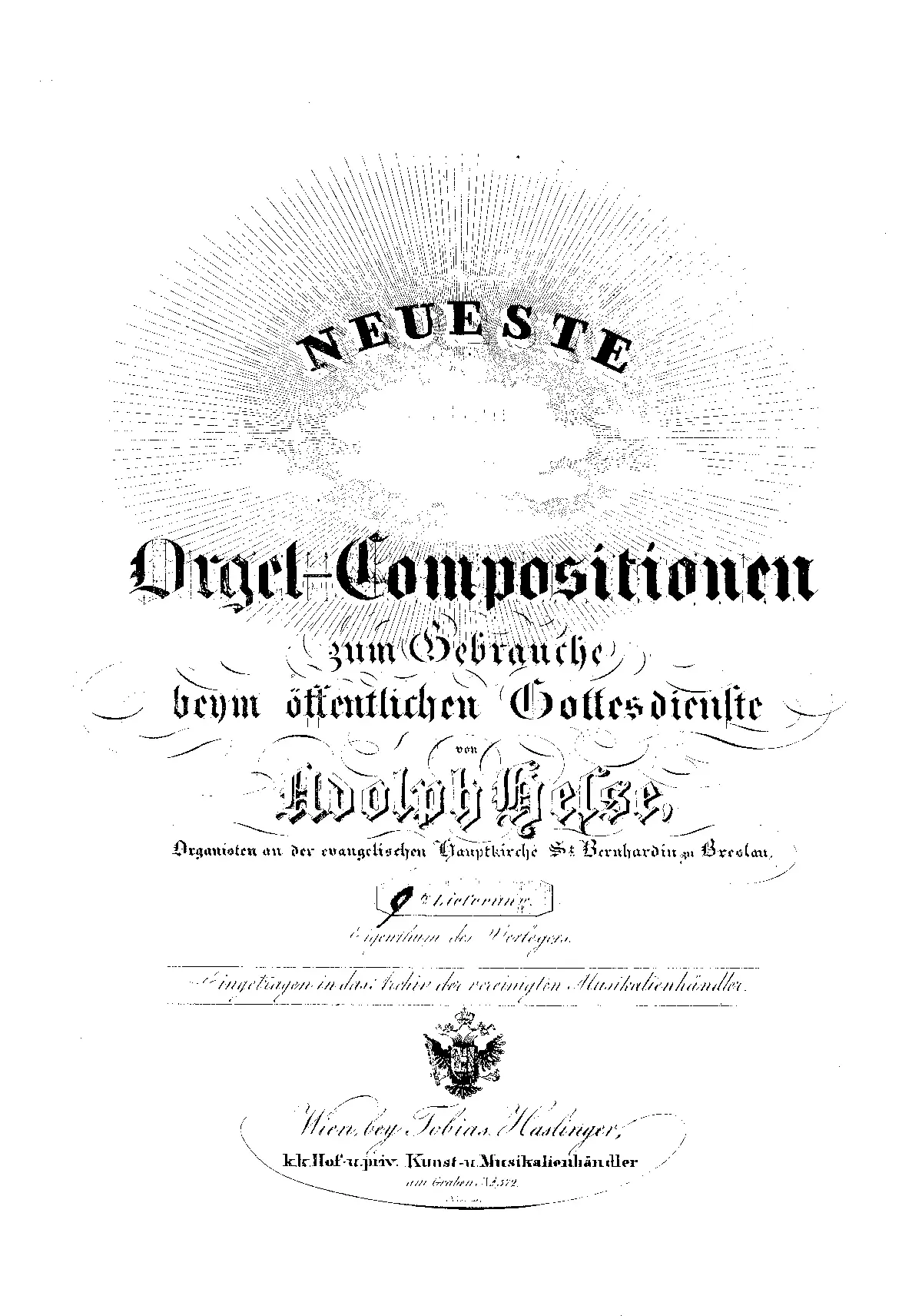 Zwei Fugen nebst Einleitung, Op.39 - Page 1