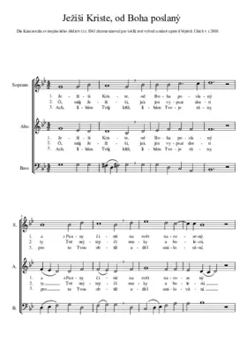 Ježíši Kriste, od Boha poslaný