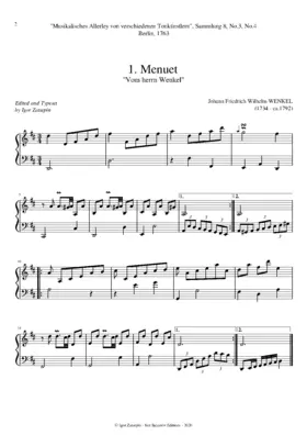 2 Menuets in D major