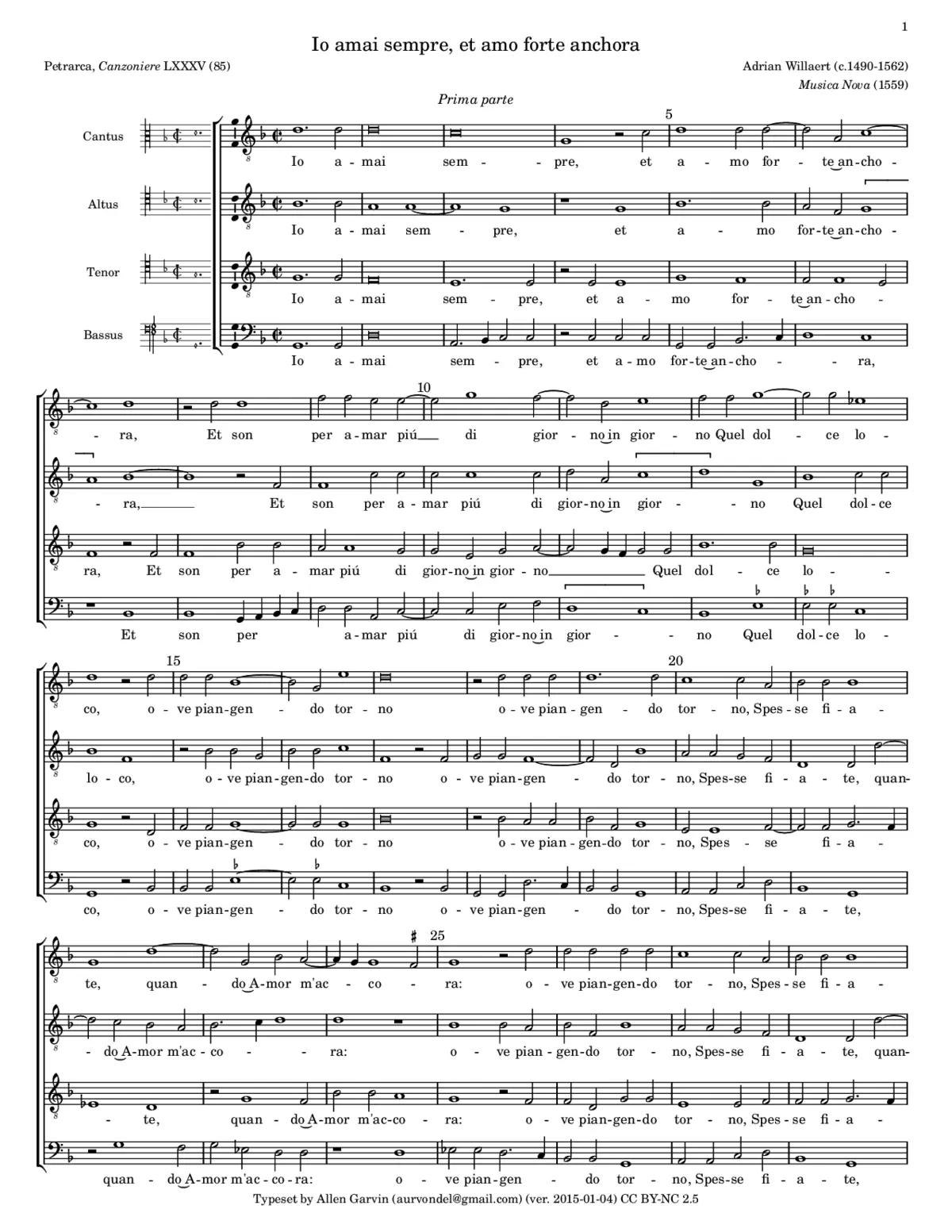 Io amai sempre - Page 1