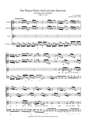 Der Regen Gottes trieft auf gute Sprossen