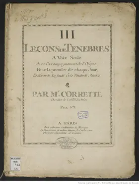 3 Leçons de Ténèbres