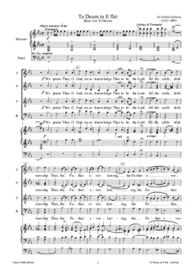 Te Deum laudamus in E flat