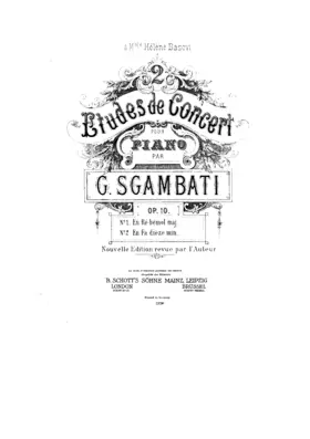 2 Etudes de concert