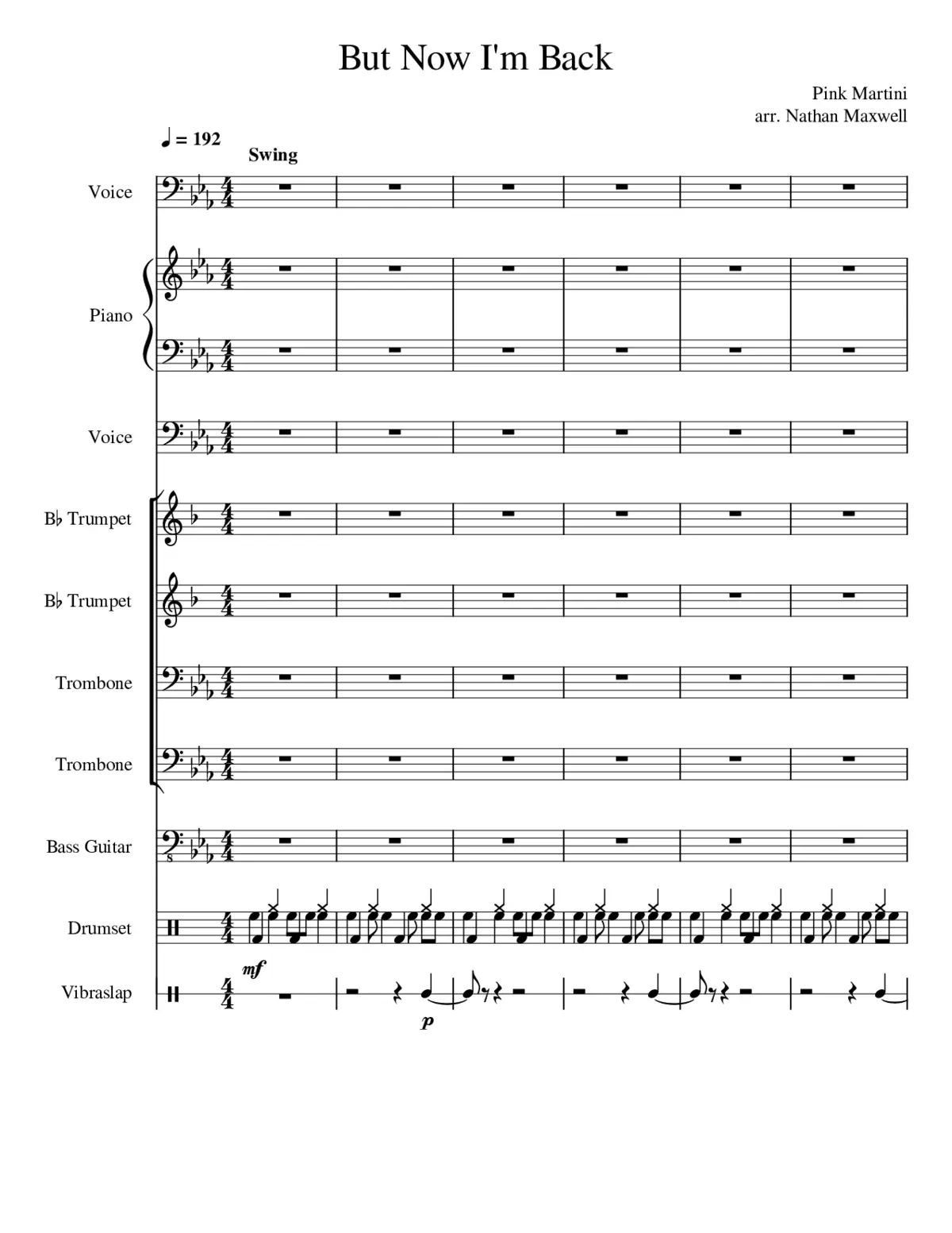 But Now I'm Back - Page 1