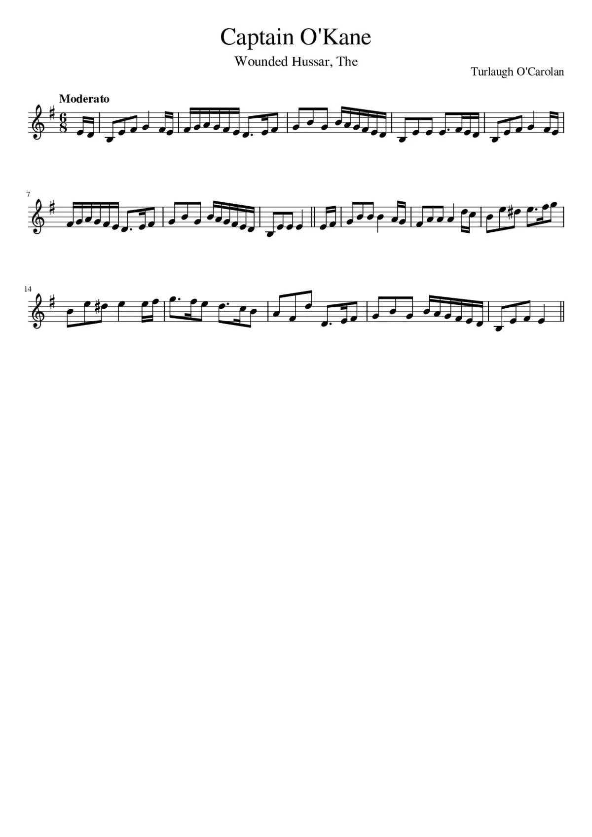 Captain O'Kane - Page 1