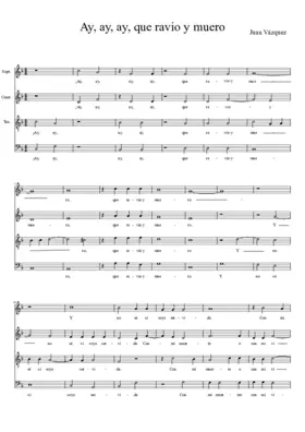 Ay, ay, ay, que ravio y muero