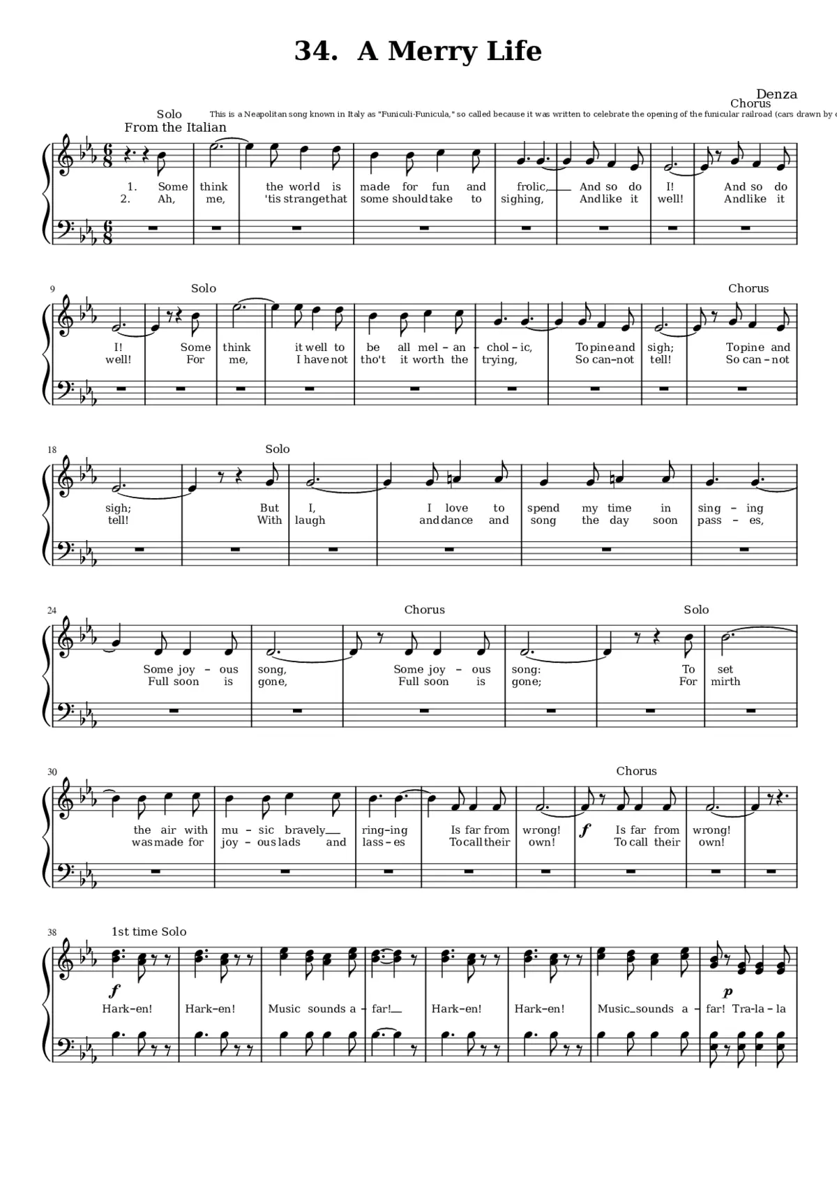 Funiculì Funiculà - Page 1