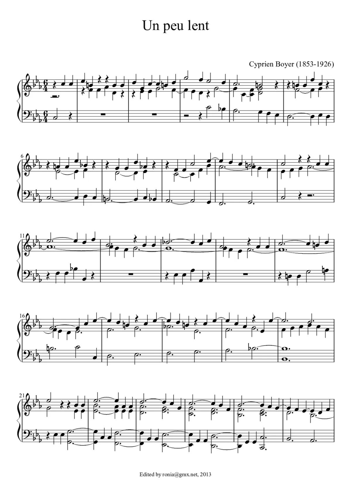 12 Pieces for Organ or Harmonium - Page 1