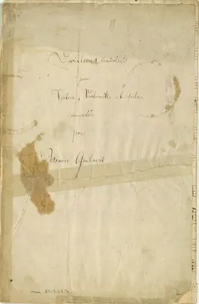 6 Variations in A major for Guitar, Violin and Cello