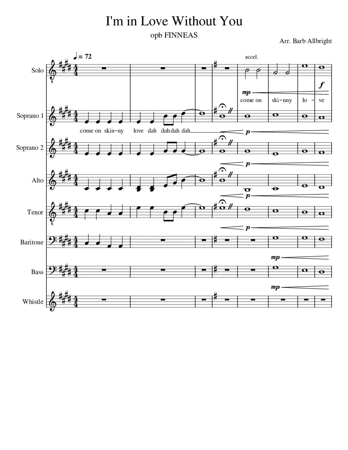 I'm in Love Without You - Page 1