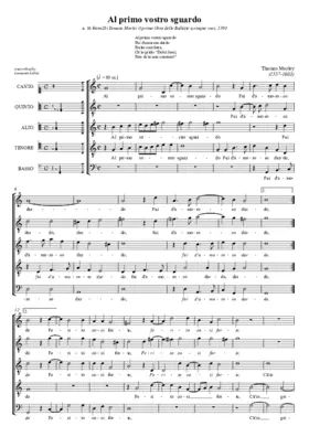 Al primo vostro sguardo