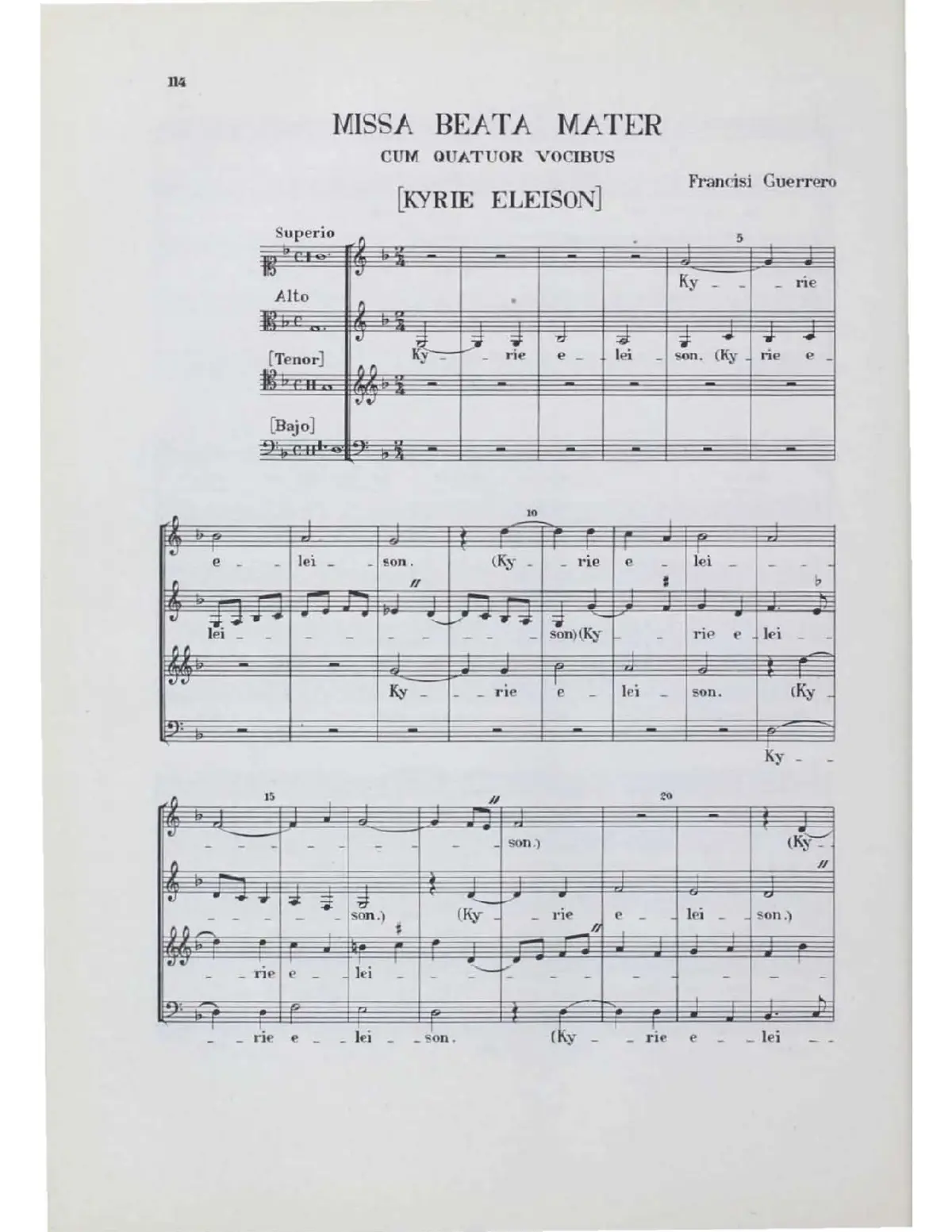Missa Beata Mater - Page 1