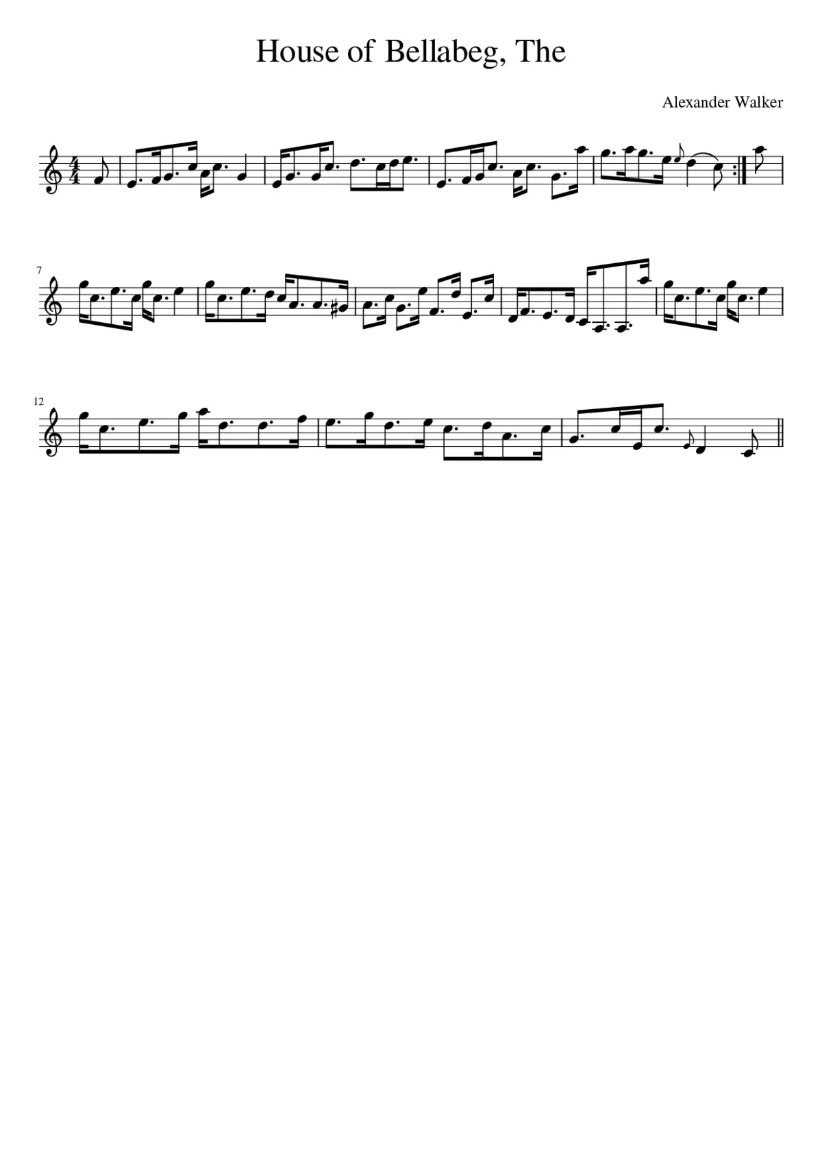 The House of Bellabeg - Page 1