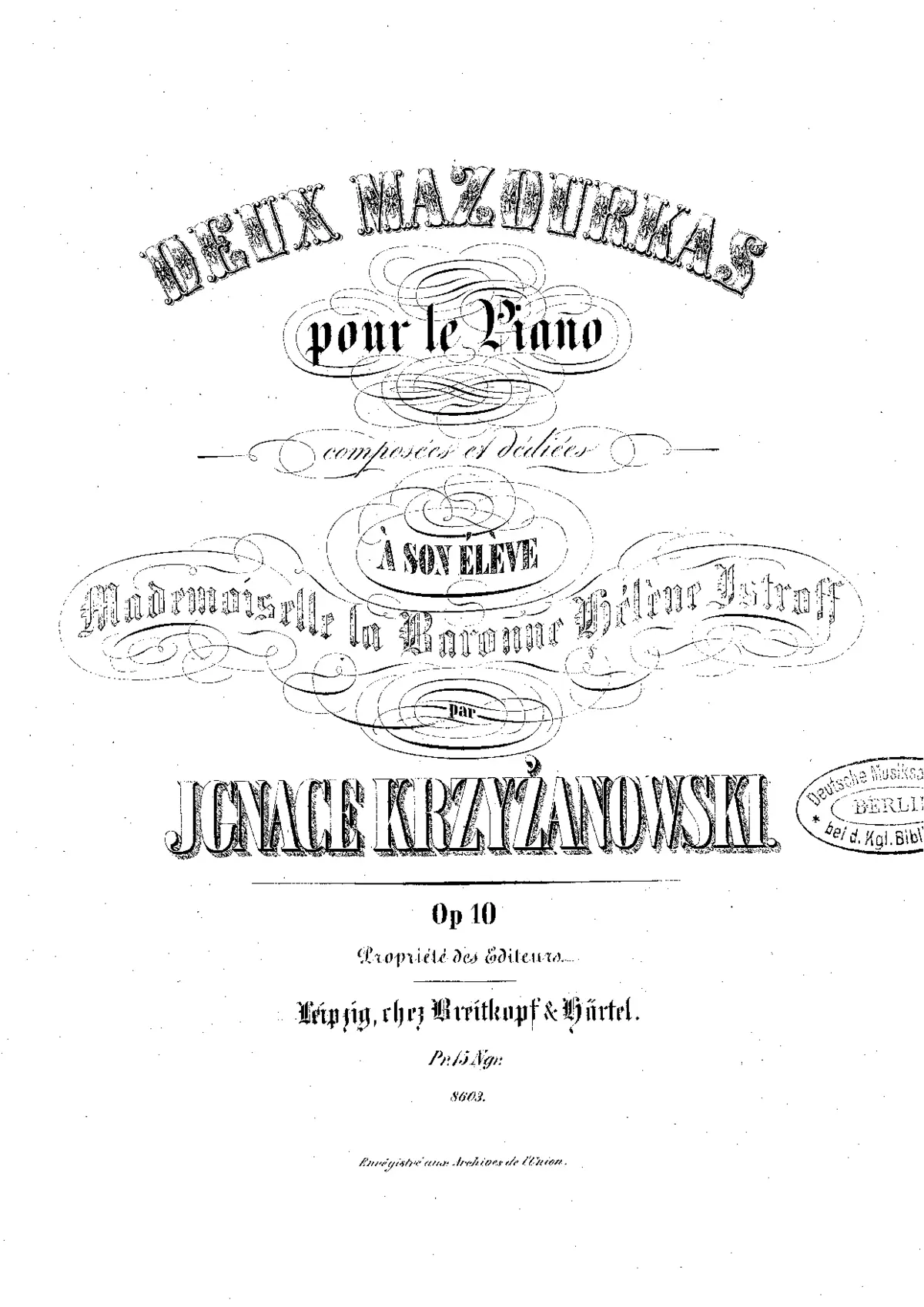 2 Mazourkas - Page 1