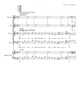 Der 43. Psalm: Richte mich Gott MWV B46 (Op. 78 No. 2)