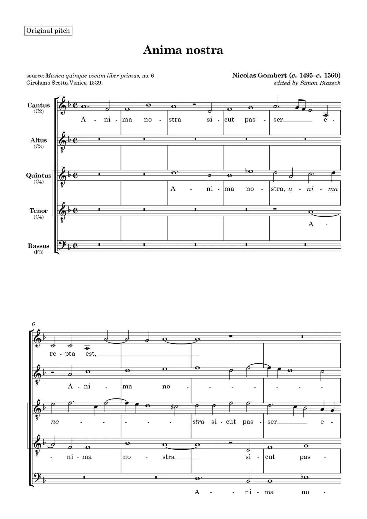 Anima nostra - Page 1